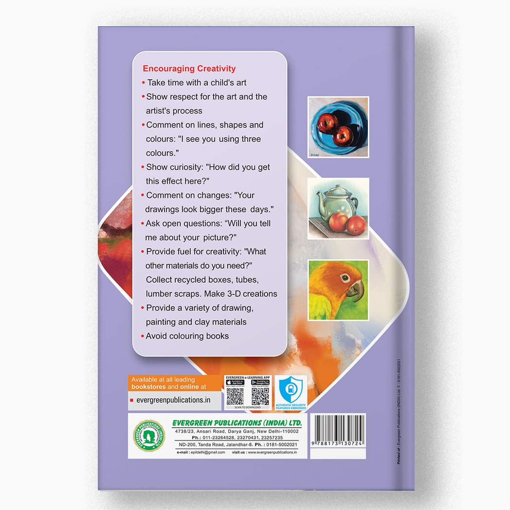 Class 2 Candid Creative Art Book Back