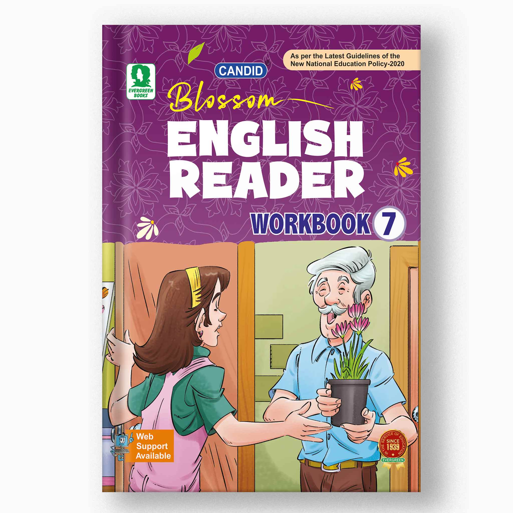 Candid Blossom English Reader Workbook - 7