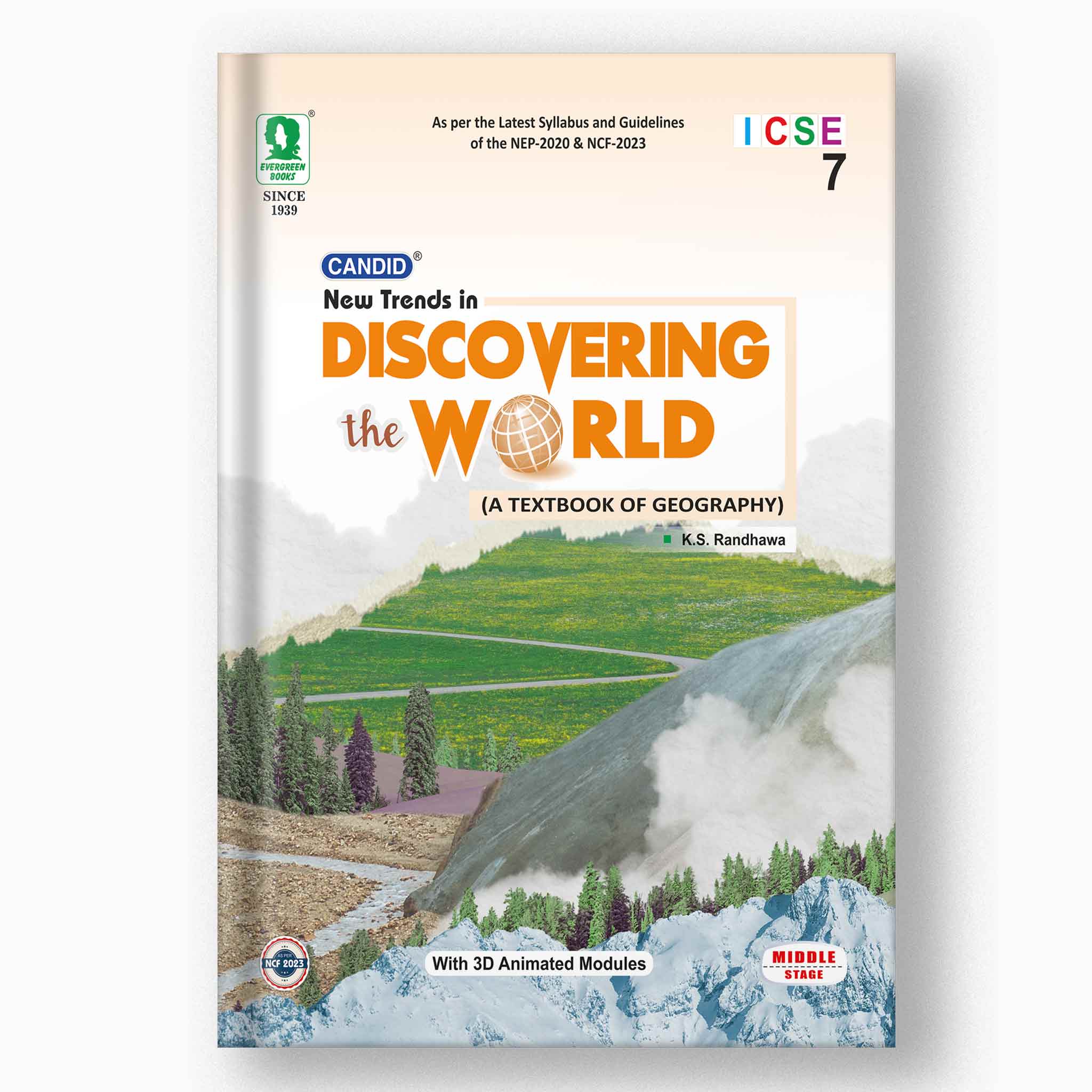 Buy ICSE Class 7 Discovering the World Geography Book | Evergreen