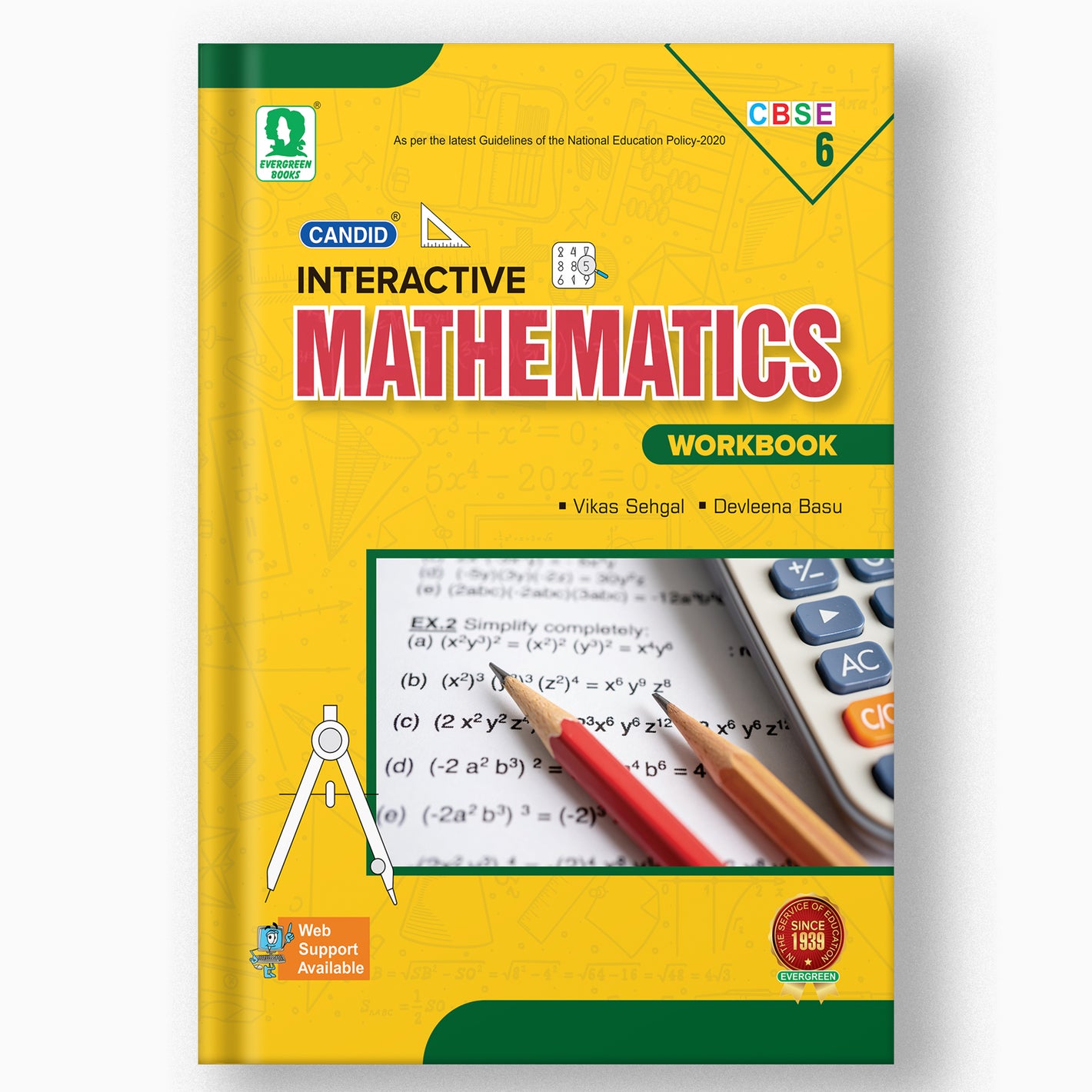 CANDID INTERACTIVE MATHEMATICS WITH WORKBOOK - 6