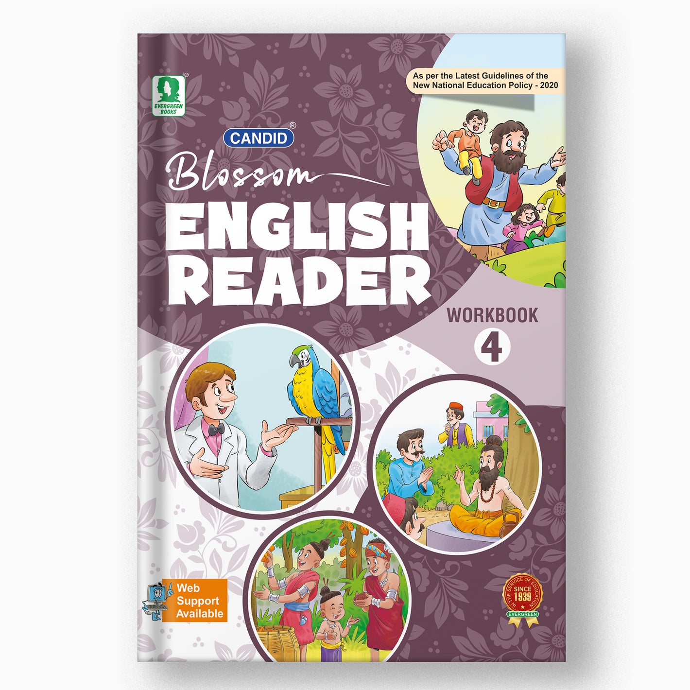 CANDID BLOSSOM ENGLISH READER WORKBOOK - 4