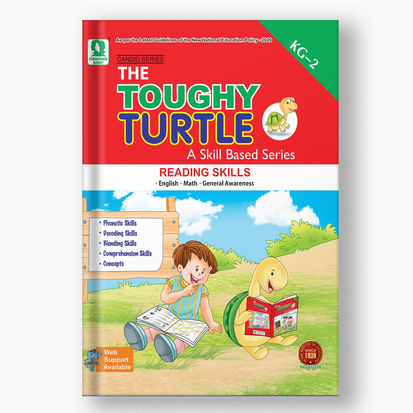 THE TOUGHY TURTLES - READING SKILLS-KG 2 (WITH FLASH CARDS )