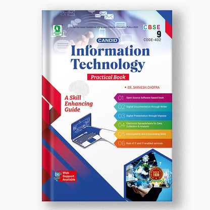 CANDID INFORMATION TECHNOLOGY - PRACTICAL BOOK CBSE - 9