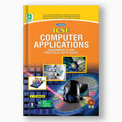 CANDID ICSE COMPUTER APPLICATIONS PRACTICAL NOTEBOOK - 9