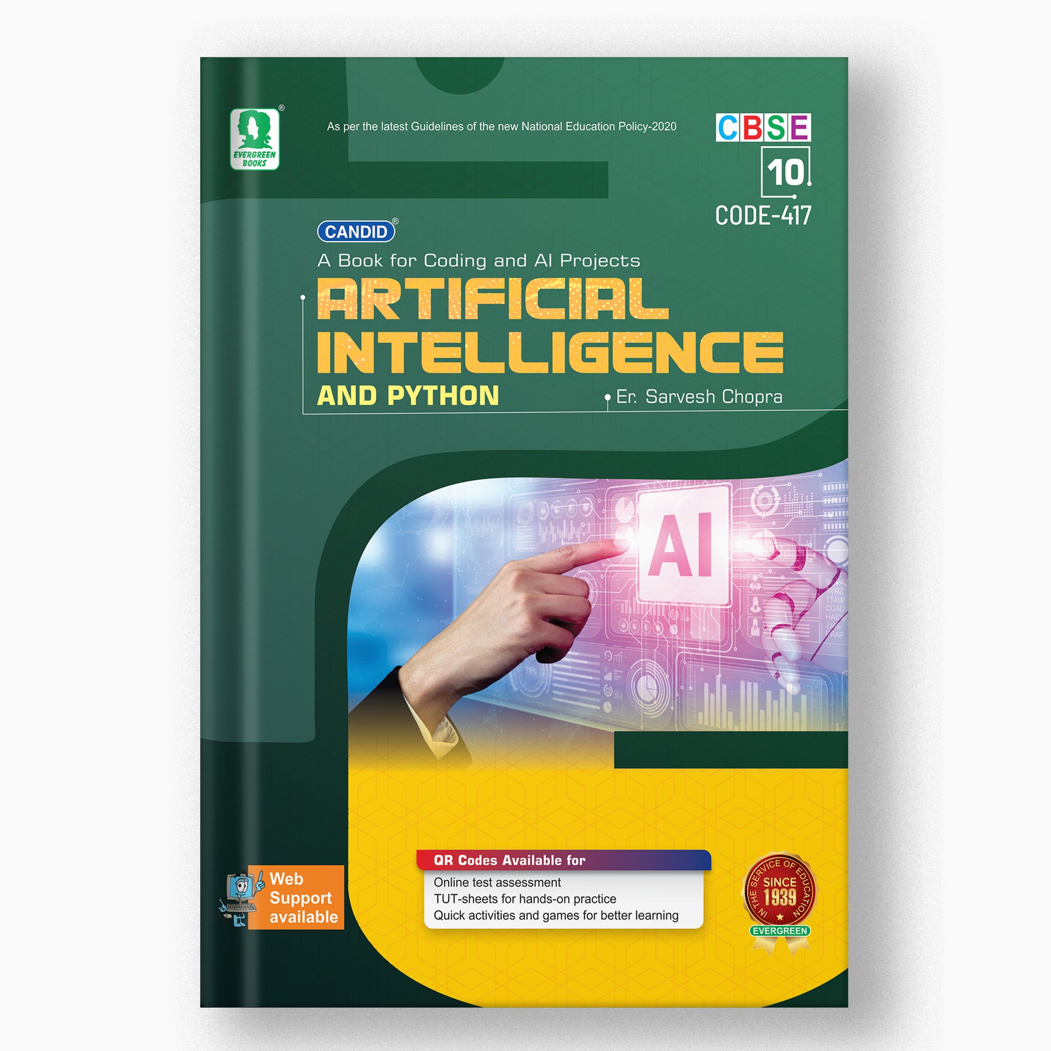 Buy Class 10 CBSE Artificial Intelligence & Python Book | NCERT Book