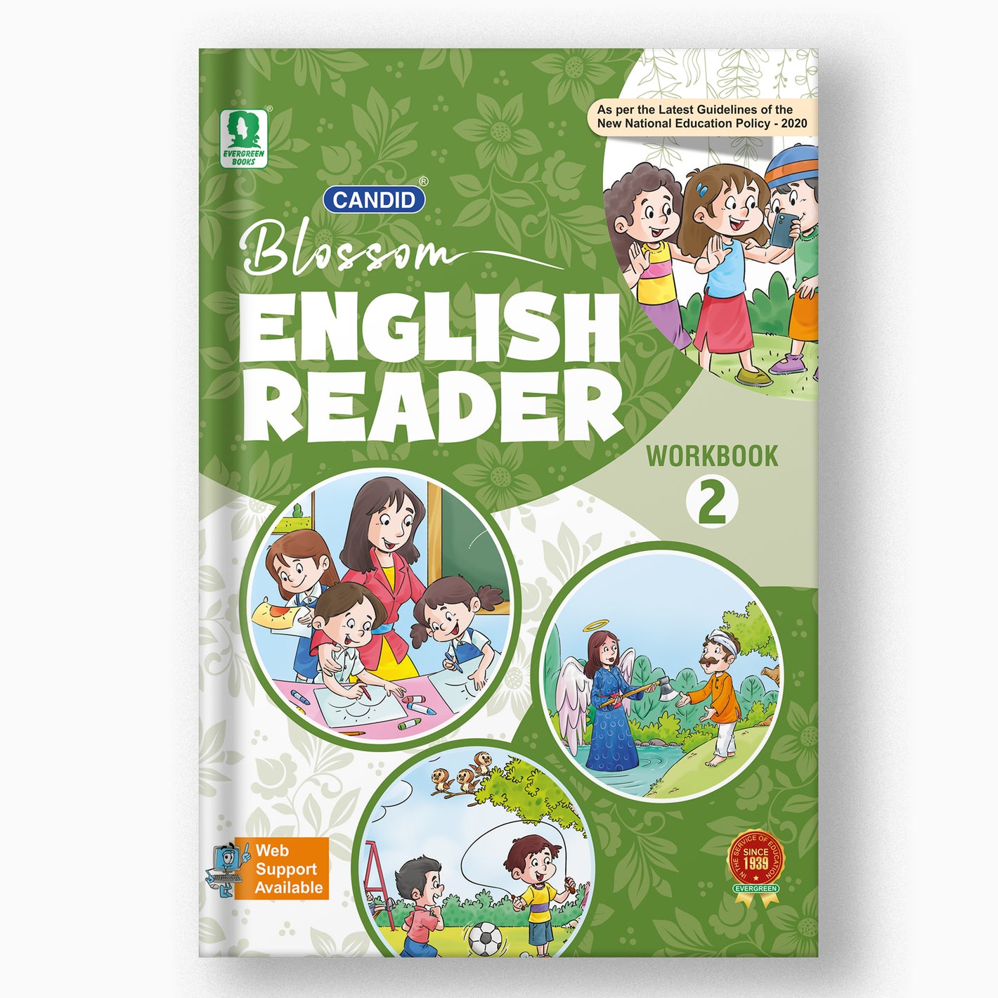 CANDID BLOSSOM ENGLISH READER WORKBOOK - 2