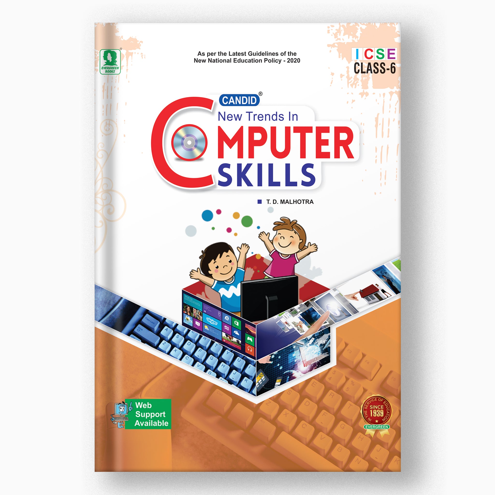 Buy Class 6 ICSE New Trends In Computer Skills | Evergreen Publication