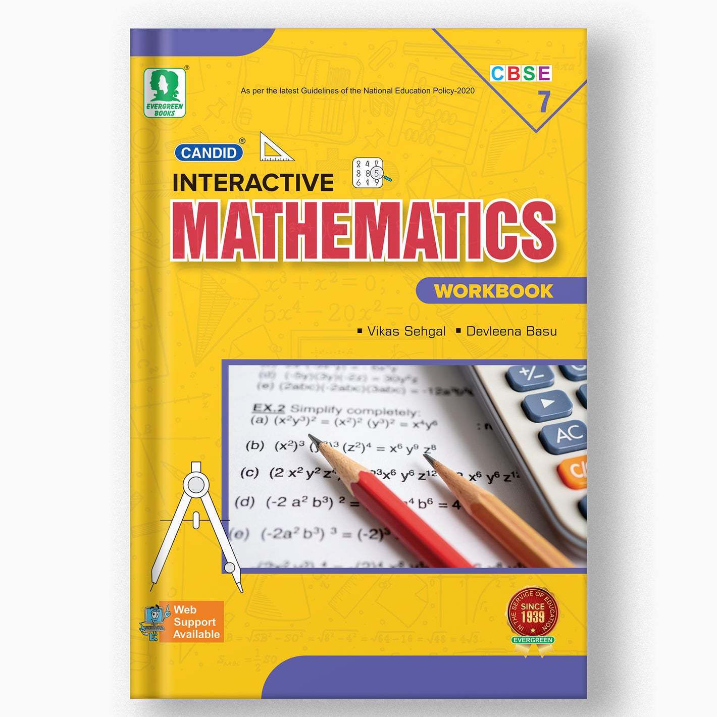 CANDID INTERACTIVE MATHEMATICS WITH WORKBOOK - 7