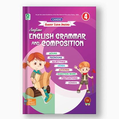 CANDID ANYTIME ENGLISH GRAMMAR AND COMPOSITION - 4