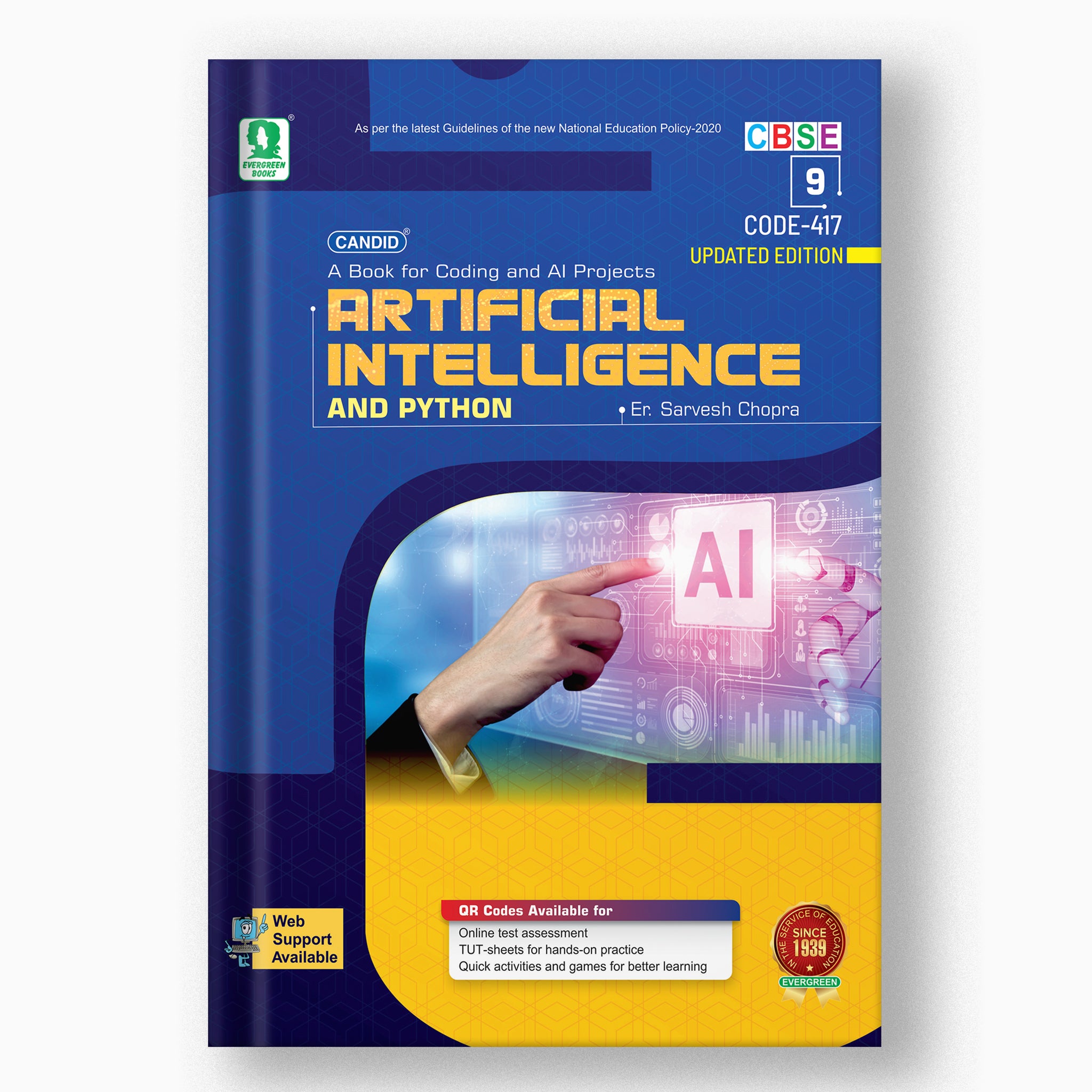 Buy Class 9 CBSE Artificial Intelligence & Python Book | NCERT Book