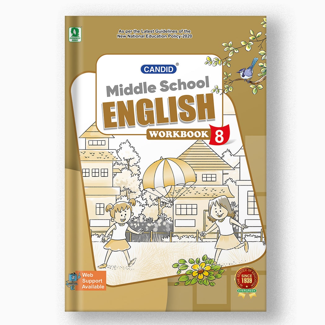 CANDID MIDDLE SCHOOL ENGLISH WORKBOOK - 8