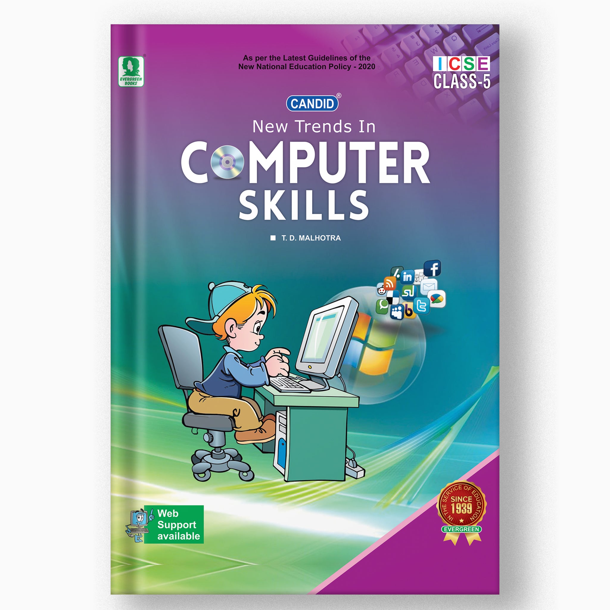 Buy Class 5 ICSE New Trends In Computer Skills | Evergreen Publication
