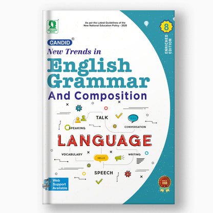 CANDID NEW TRENDS IN ENGLISH GRAMMAR AND COMPOSITION - 8