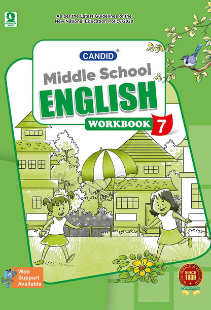 CANDID MIDDLE SCHOOL ENGLISH WORKBOOK - 7