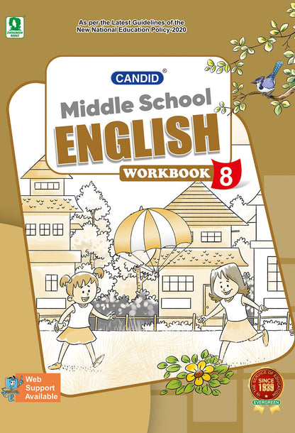 CANDID MIDDLE SCHOOL ENGLISH WORKBOOK - 8