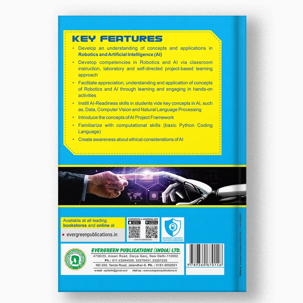 Buy Class 9 ICSE Robotics and Artificial Intelligence Book Online