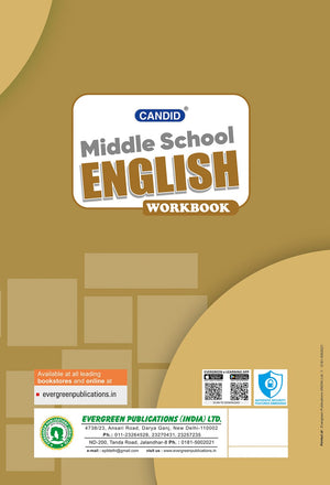 CANDID MIDDLE SCHOOL ENGLISH WORKBOOK - 8