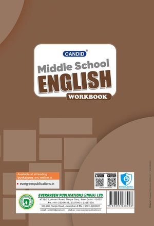 CANDID MIDDLE SCHOOL ENGLISH WORKBOOK - 6