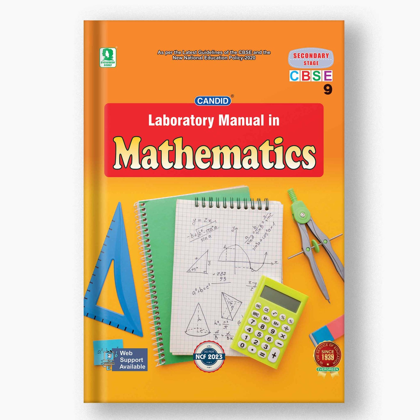 Candid New Trends Lab Manual In Mathematics - 9
