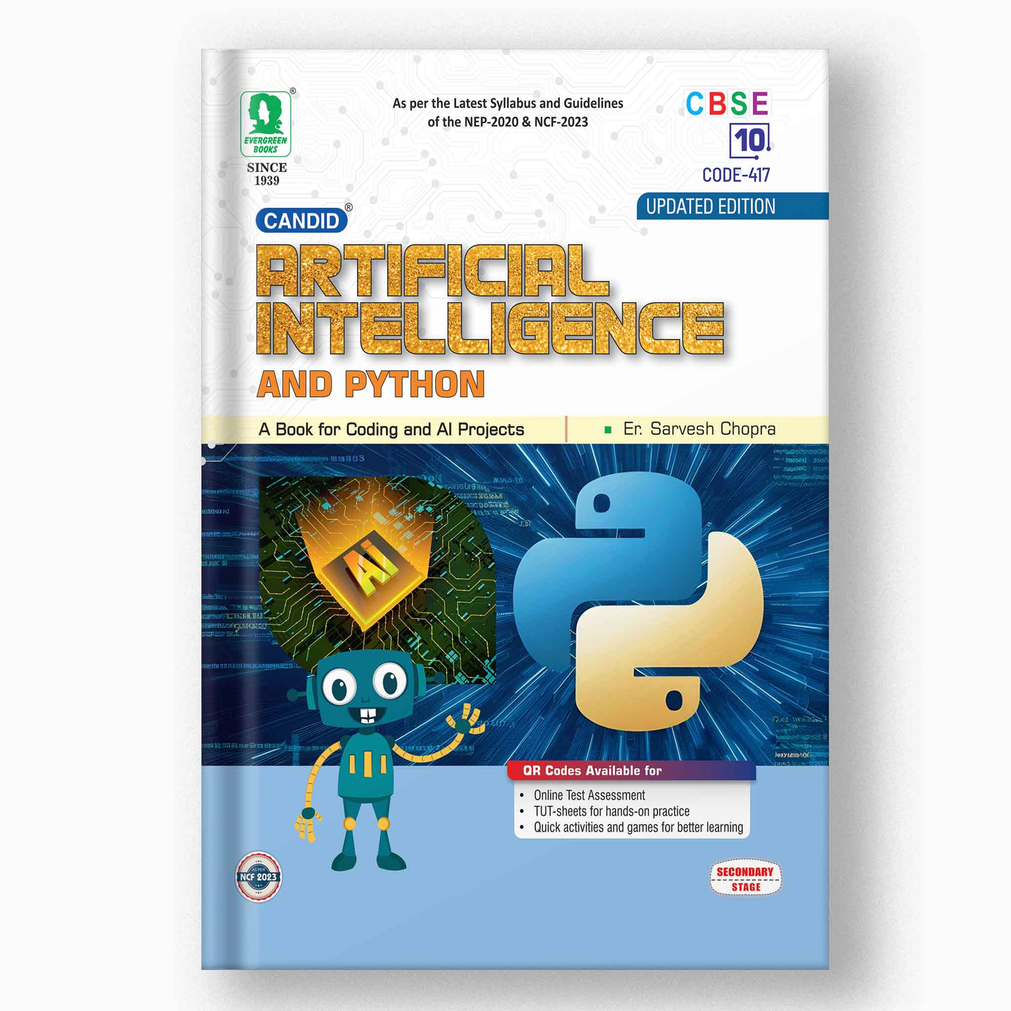 Buy Class 10 CBSE Artificial Intelligence & Python Book | NCERT Book