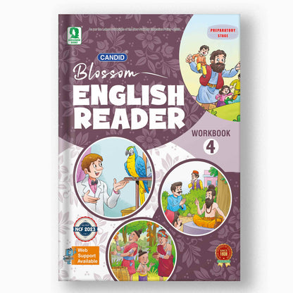 Candid Blossom English Reader Workbook - 4