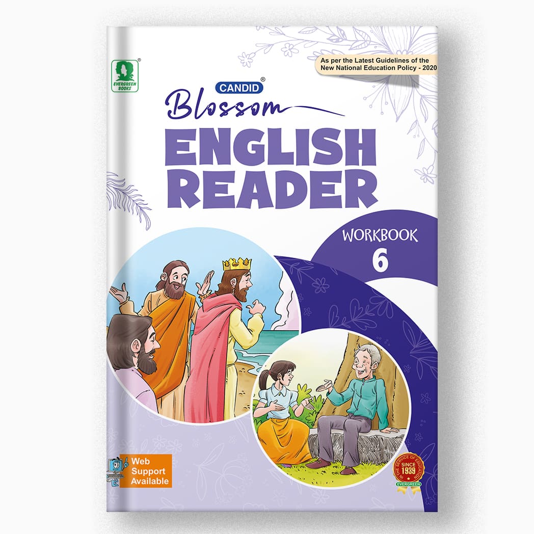 Candid Blossom English Reader Workbook - 6