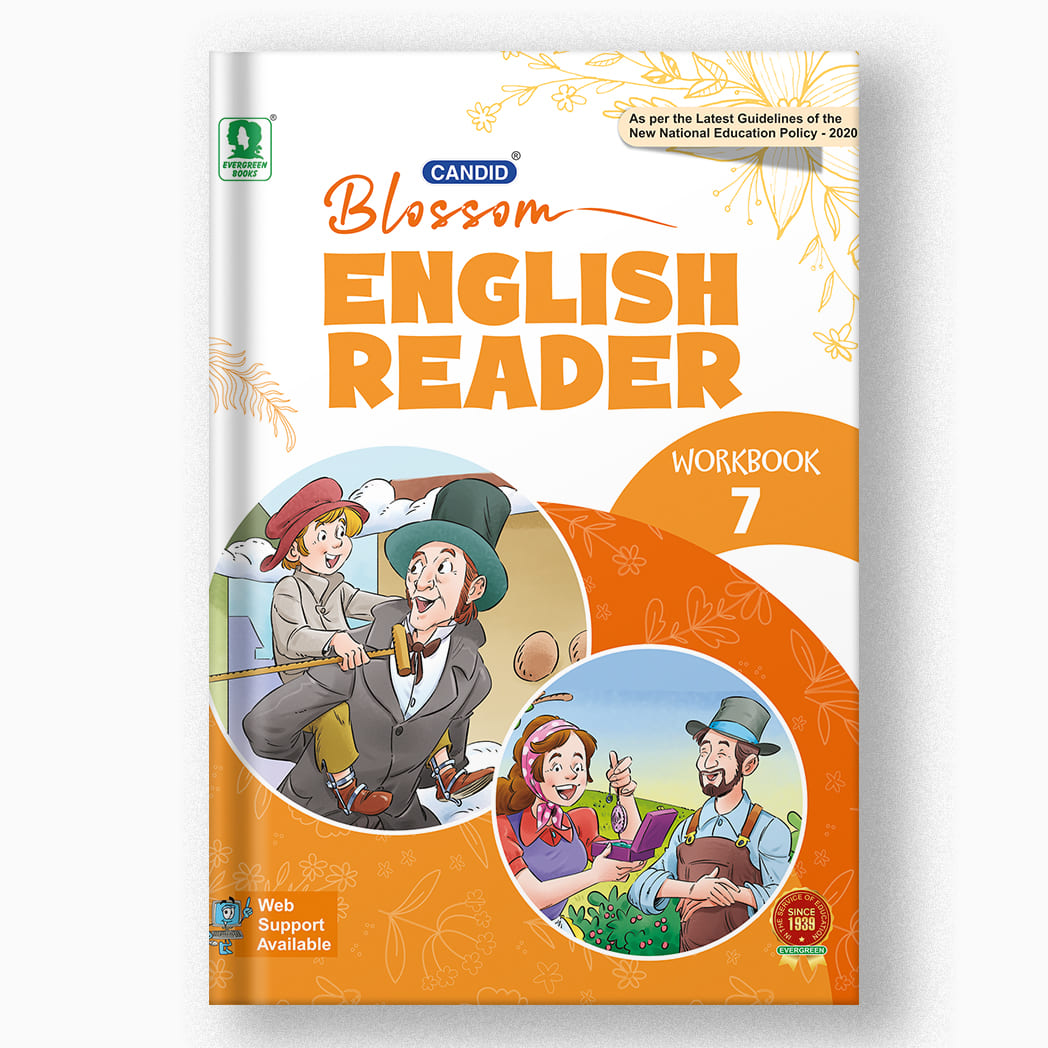 Candid Blossom English Reader Workbook - 7