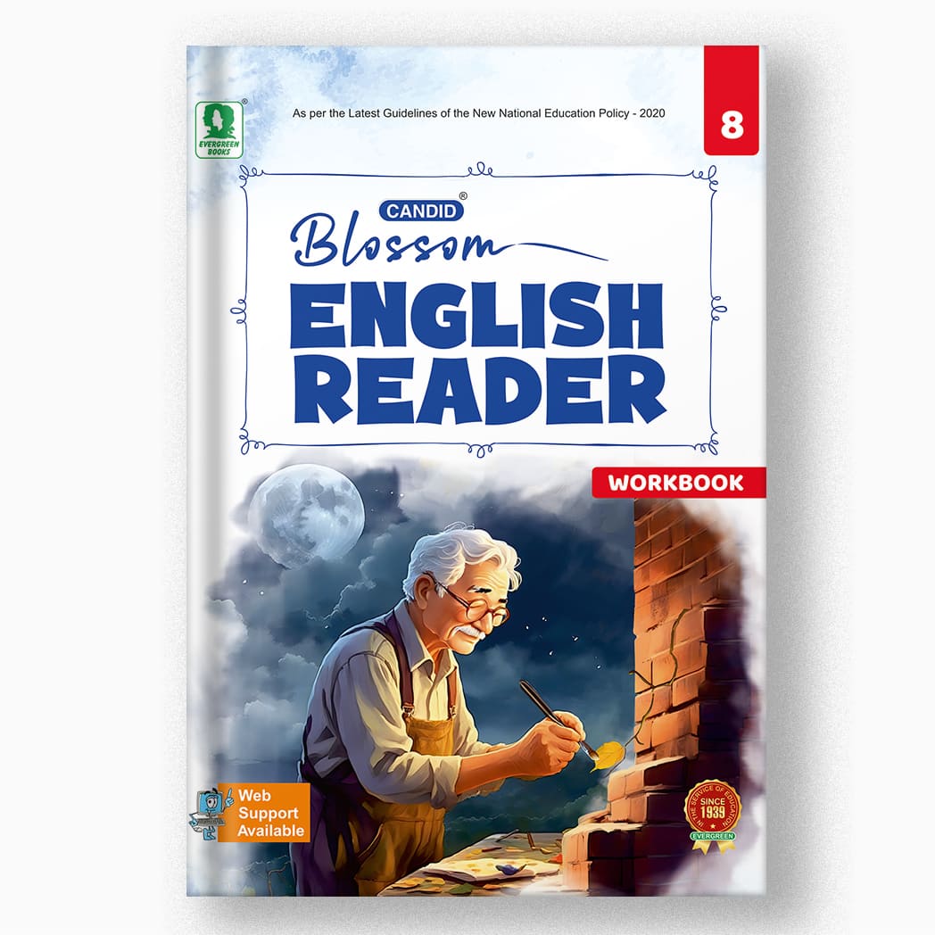 Candid Blossom English Reader Workbook - 8