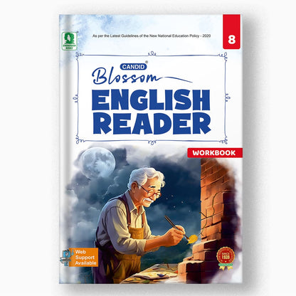 Candid Blossom English Reader Workbook - 8
