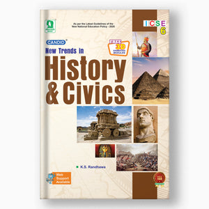 Class 6 ICSE New Trends History and Civics Book Front 