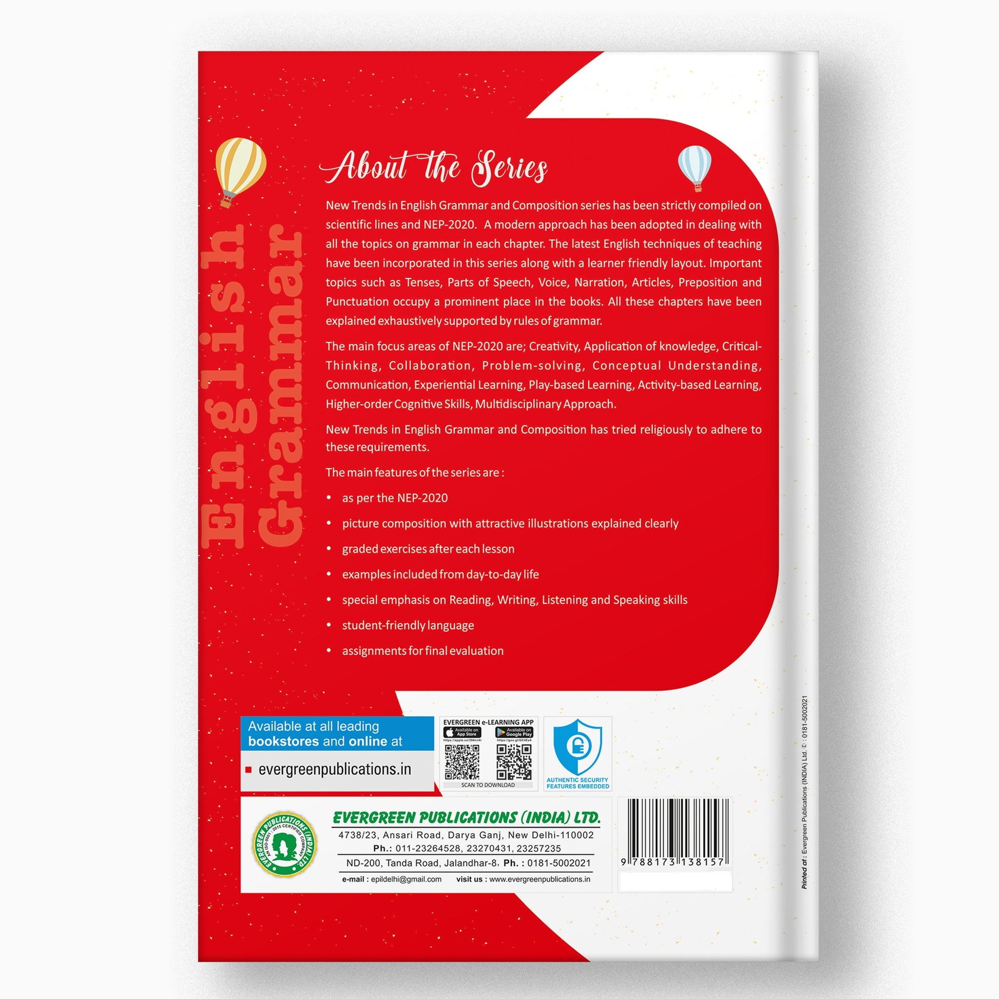 Class 6 ICSE New Trends in English Grammar and Composition Back