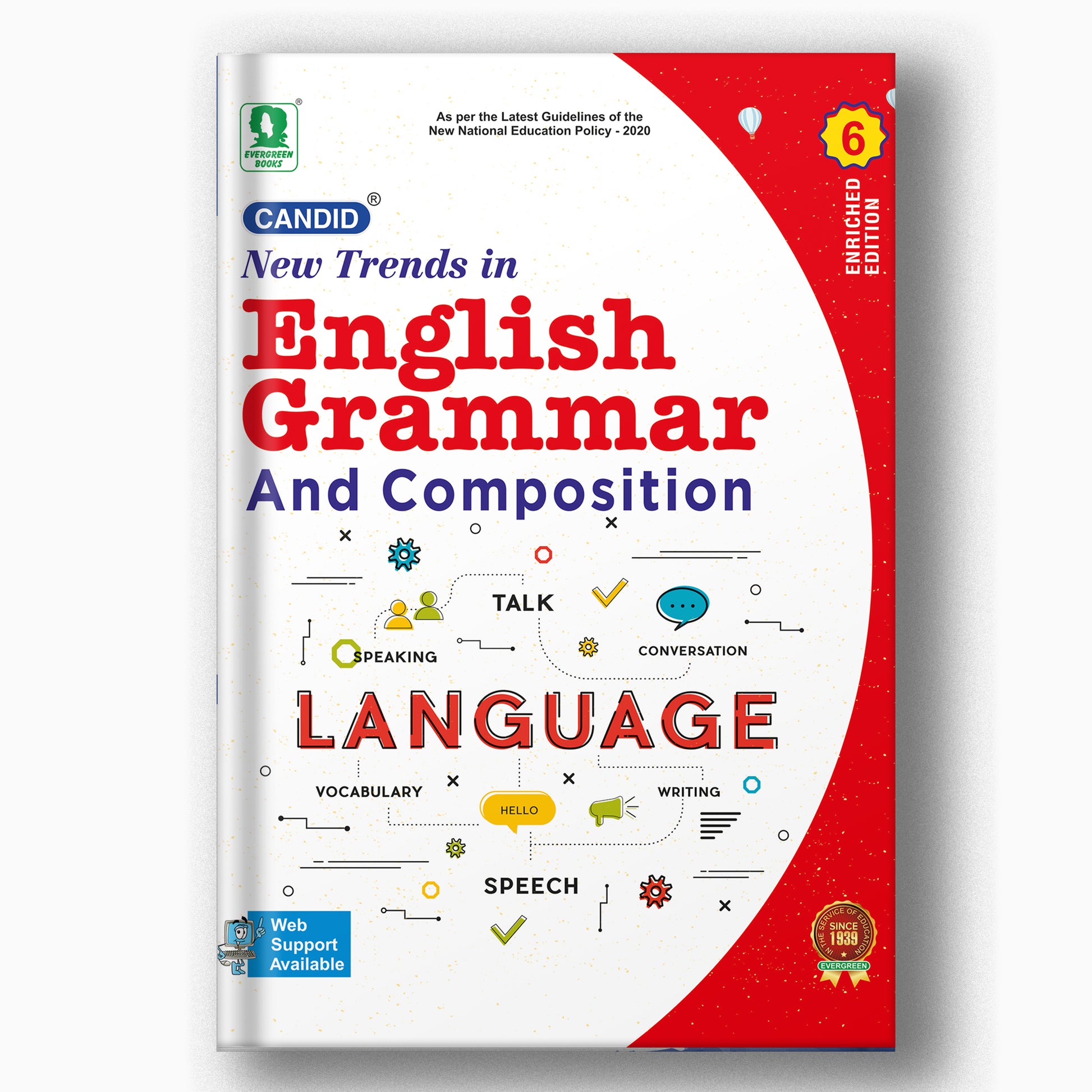 Class 6 ICSE New Trends in English Grammar and Composition Front