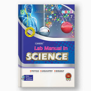 Class 7 CBSE Candid Lab Manual in Science Book Front