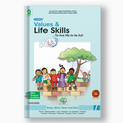 Class 7 Candid Values & Life Skills Book Front