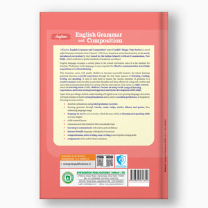 Class 7 ICSE Candid Anytime English Grammar and Composition Book Back