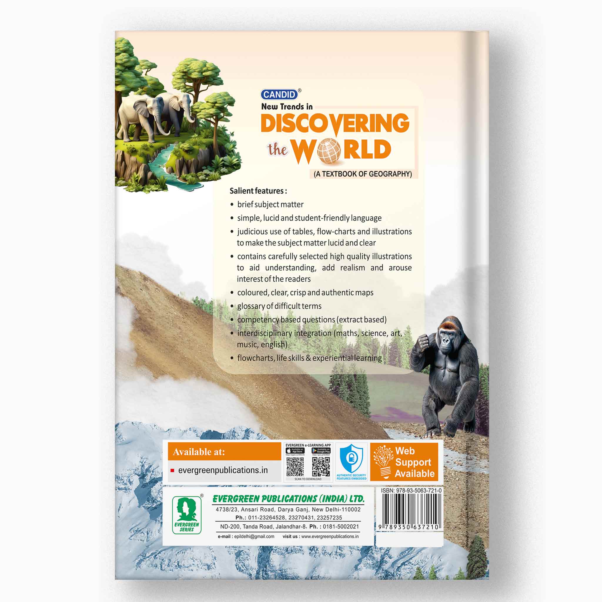 Buy ICSE Class 7 Discovering the World Geography Book | Evergreen