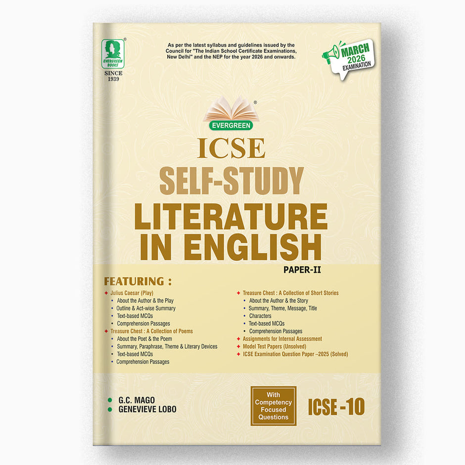 Buy NCERT, ICSE, CBSE, ISC Self Study Book for class 9-12 | Evergreen
