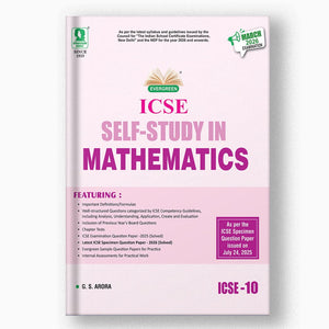 ICSE SELF-STUDY IN MATHEMATICS - 10