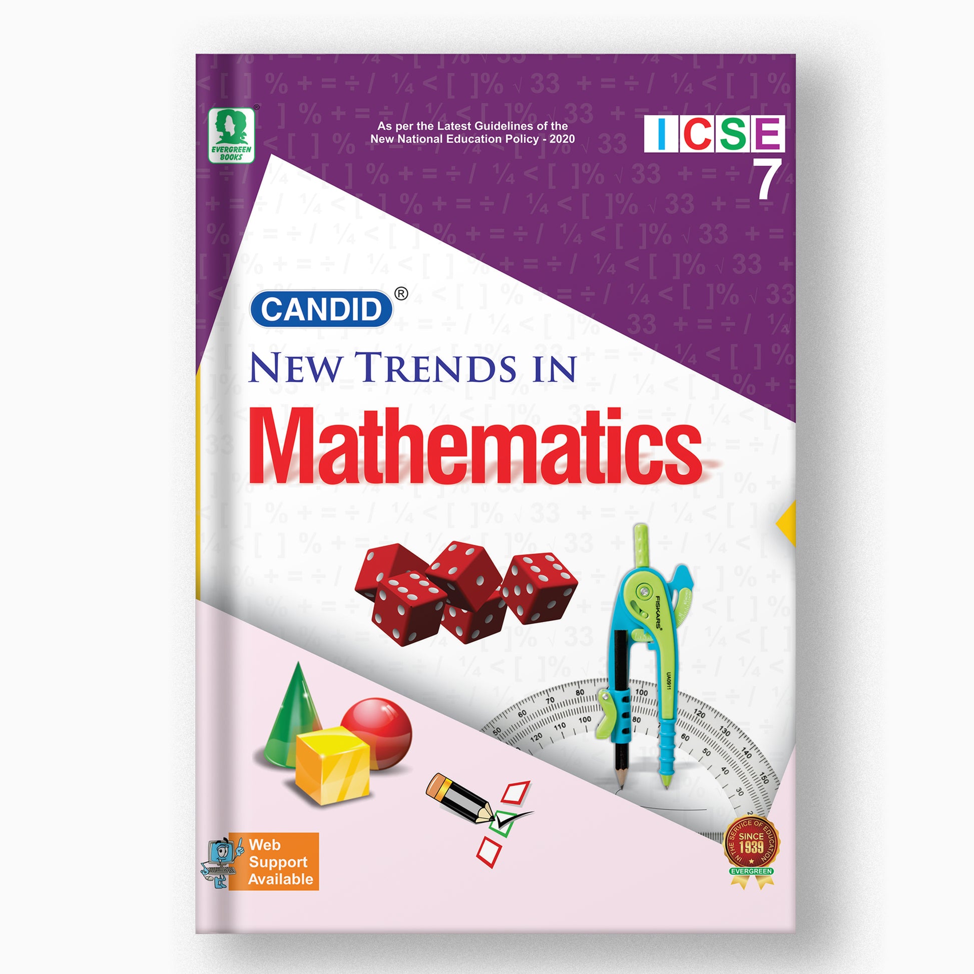 ICSE Class 7 Candid New Trends in ICSE Mathematics Front