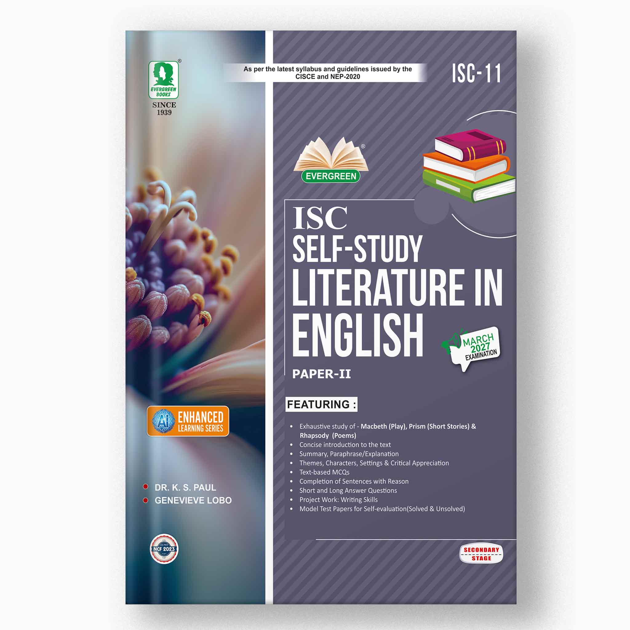 Isc Files Buy Class 11 ISC Literature in English Self-Study & Sample Paper