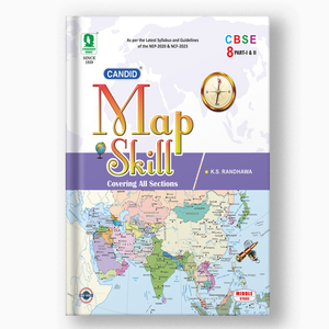 Candid CBSE Map Skill - 8 Part - I & II