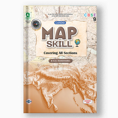 Candid CBSE Map Skill  - 9