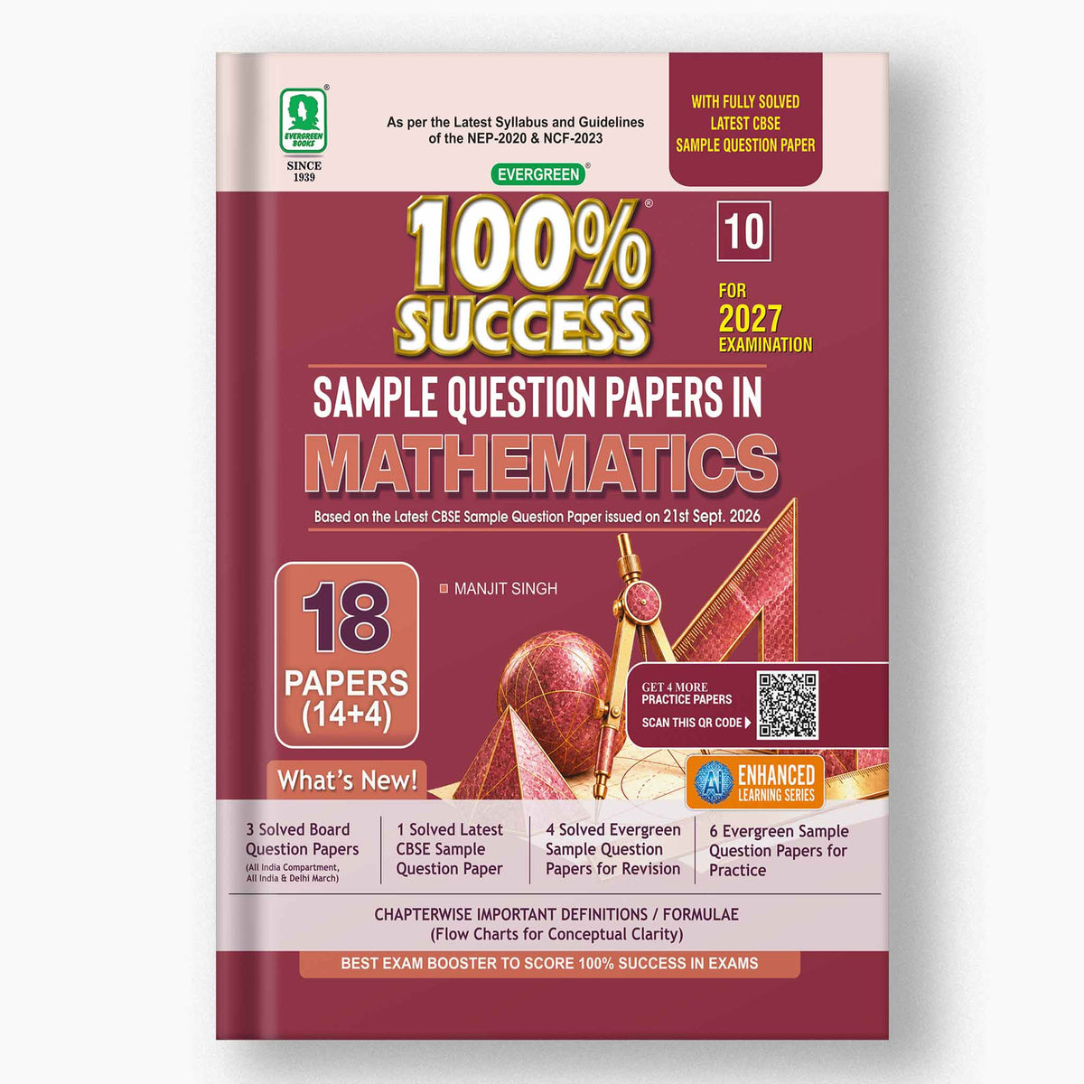 EVERGREEN SAMPLE QUESTION PAPERS FOR 100% SUCCESS IN MATHEMATICS