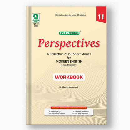 Perspectives  - A collection of ISC Short Stories for Modern English (Code 891) - Workbook- 11