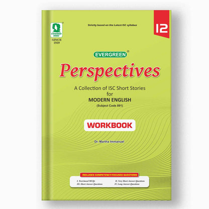 Perspectives  - A collection of ISC Short Stories for Modern English (Code 891) - Workbook- 12