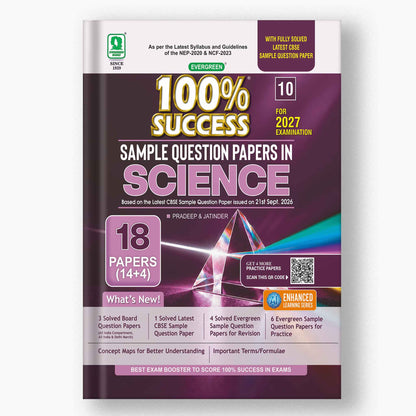 EVERGREEN SAMPLE QUESTION PAPERS FOR 100% SUCCESS IN SCIENCE